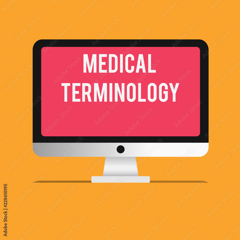 Writing note showing Medical Terminology. Business photo showcasing language used to precisely describe the huanalysis body. Writing note showing Medical Terminology. Business photo showcasing language used to precisely describe the huanalysis body.