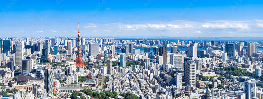 東京タワーと湾岸エリア ワイド