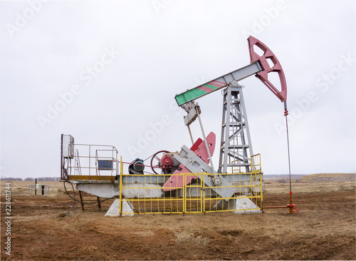 Oil pump. Oil industry equipment.