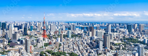 東京タワーと湾岸エリア ワイド
