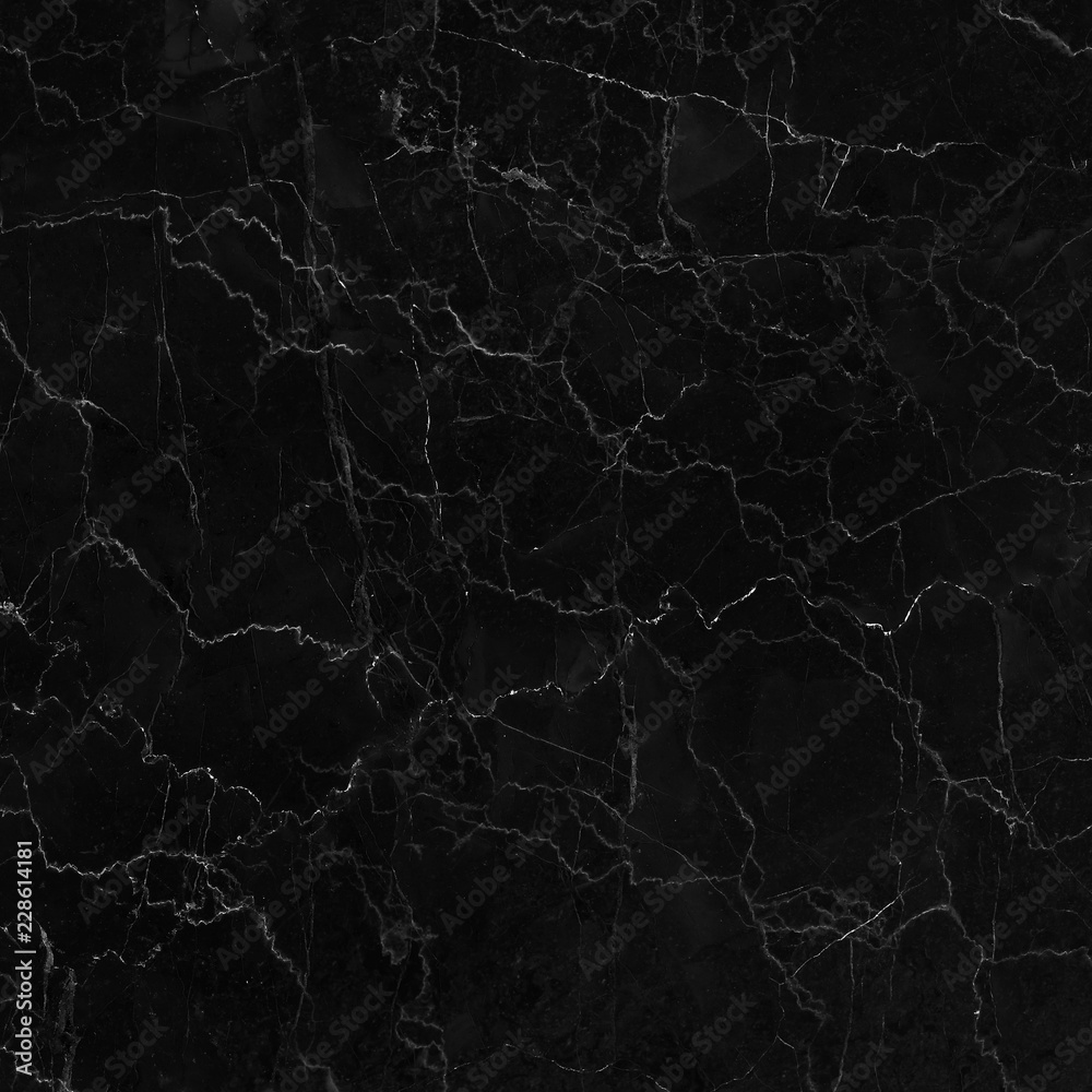 Black marble natural pattern for background,