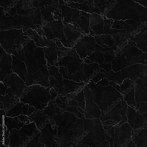 Black marble natural pattern for background, © prapann