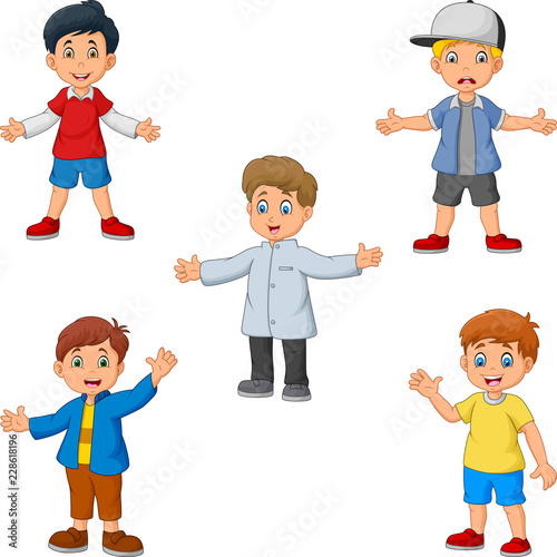 Cartoon boys collection set