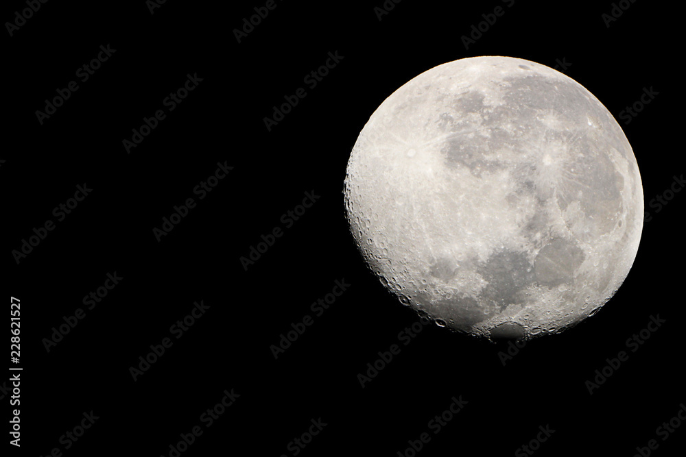 Moon detail as background