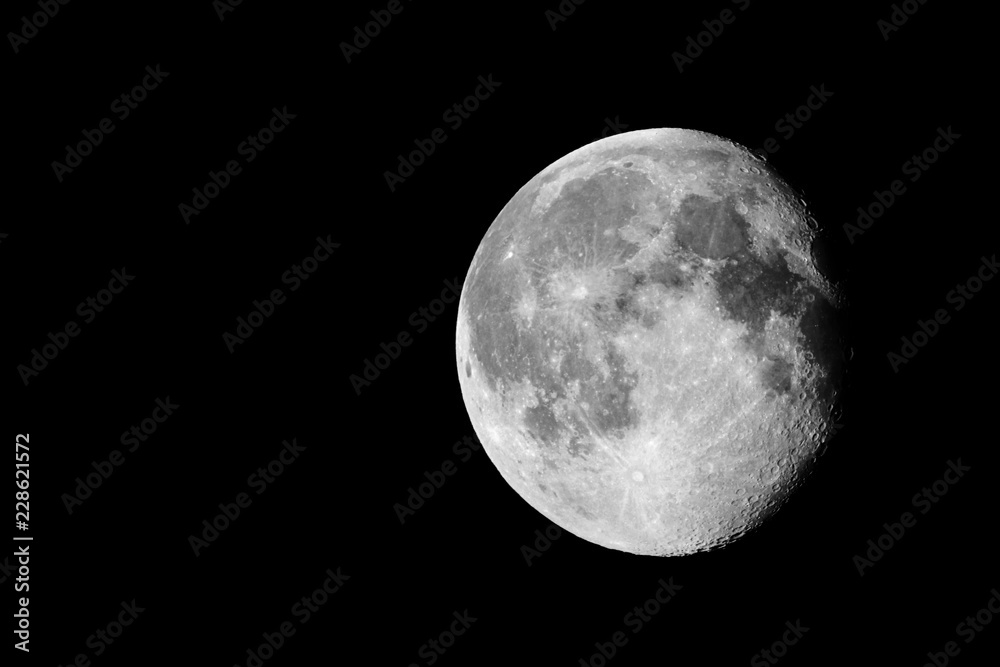 Fototapeta premium Moon detail as background