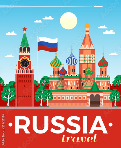 Russia Travel Poster 