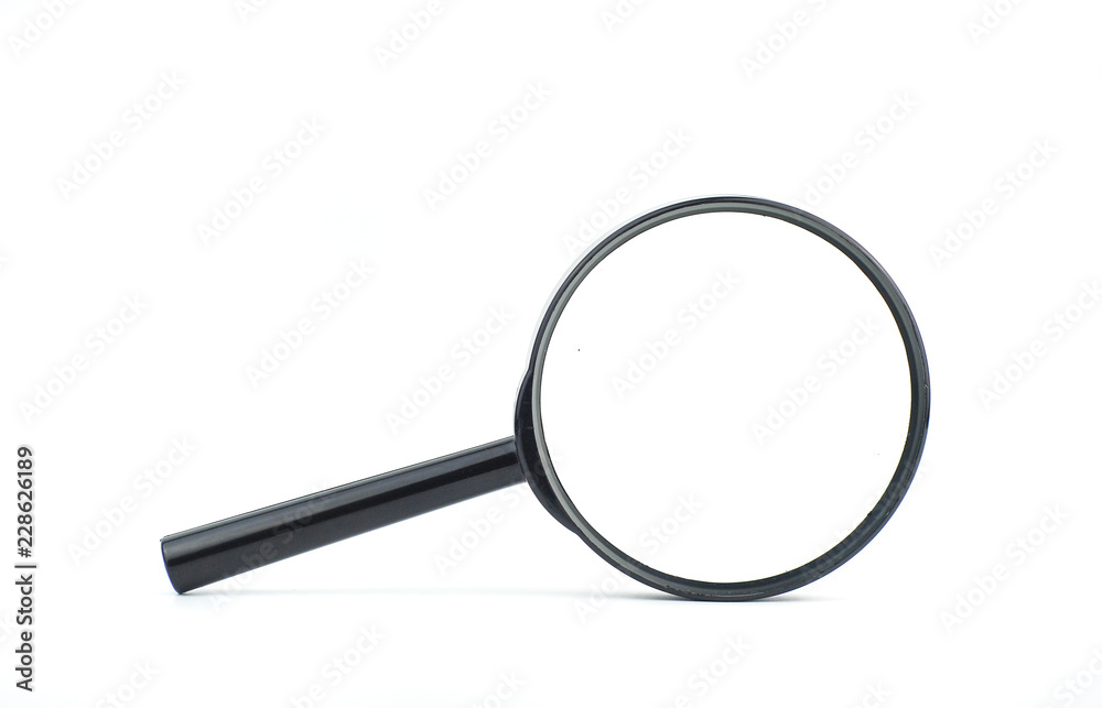 magnifying glass isolated on white background magnifying glass isolated on white background