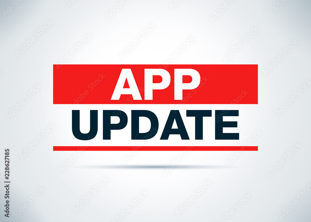 App Update Abstract Flat Background Design Illustration App Update Abstract Flat Background Design Illustration