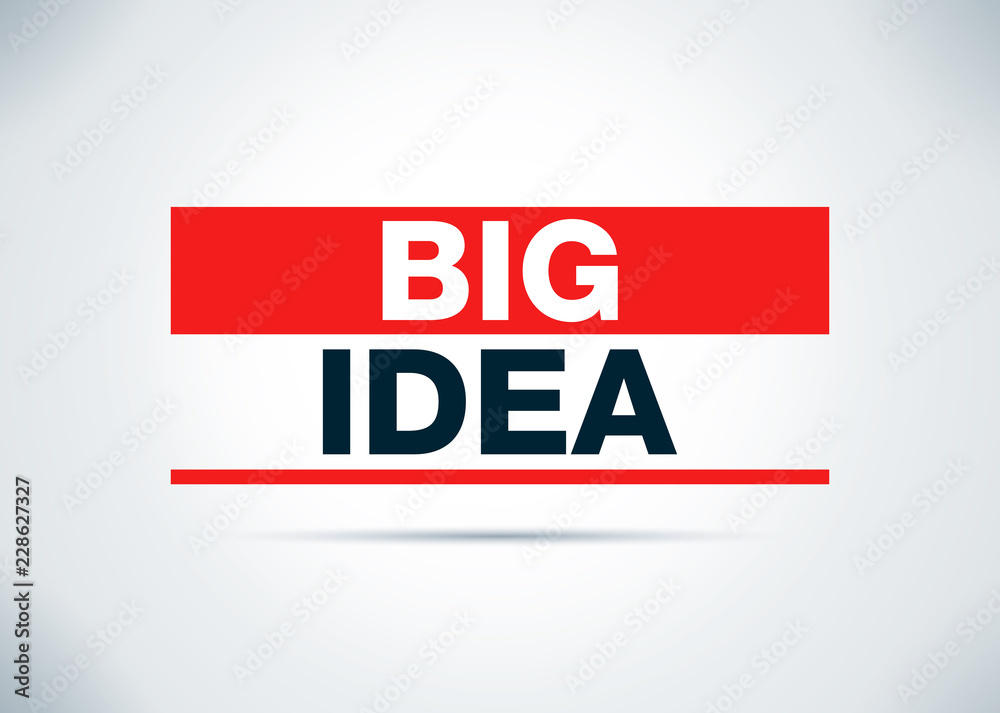 Big Idea Abstract Flat Background Design Illustration Big Idea Abstract Flat Background Design Illustration
