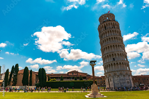 Принти на полотні the leaning tower of pisa