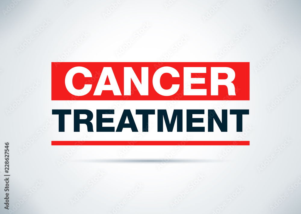 Cancer Treatment Abstract Flat Background Design Illustration Cancer Treatment Abstract Flat Background Design Illustration