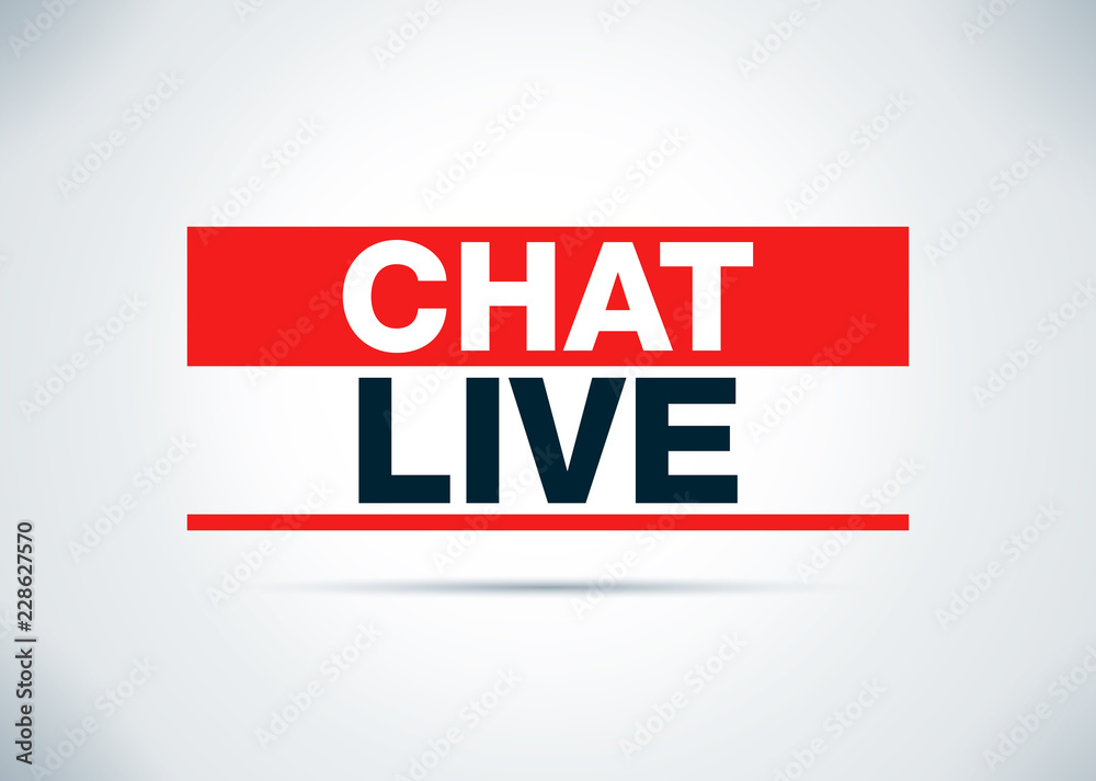 Chat Live Abstract Flat Background Design Illustration Chat Live Abstract Flat Background Design Illustration