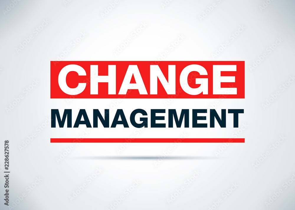 Change Management Abstract Flat Background Design Illustration Change Management Abstract Flat Background Design Illustration