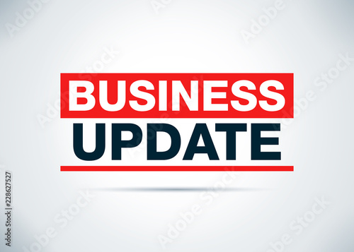 Business Update Abstract Flat Background Design Illustration