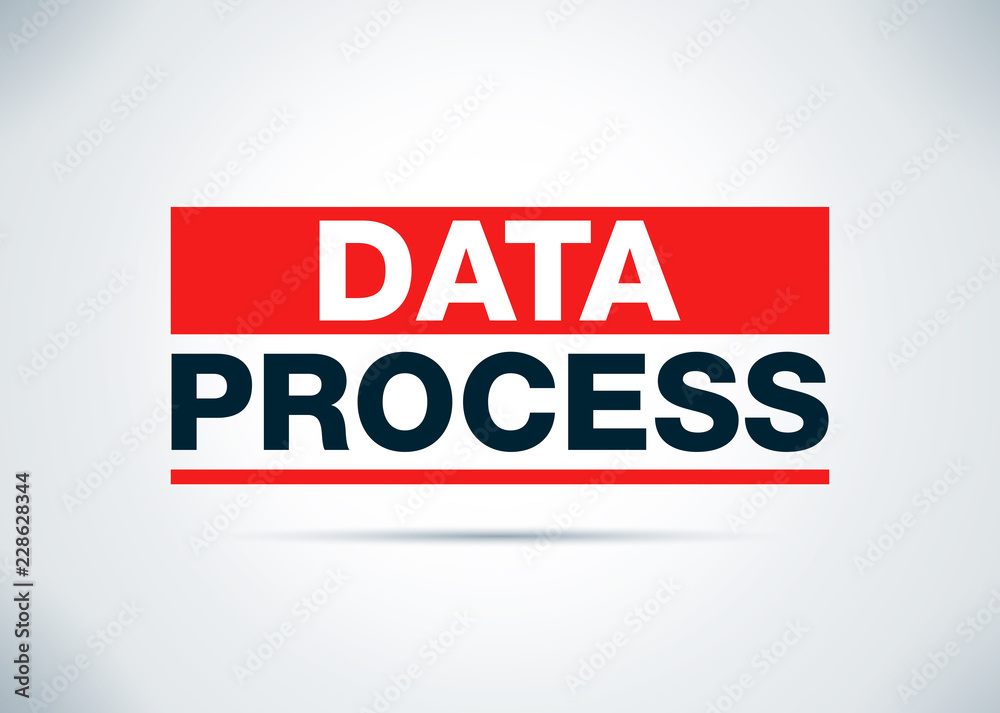 Data Process Abstract Flat Background Design Illustration Data Process Abstract Flat Background Design Illustration