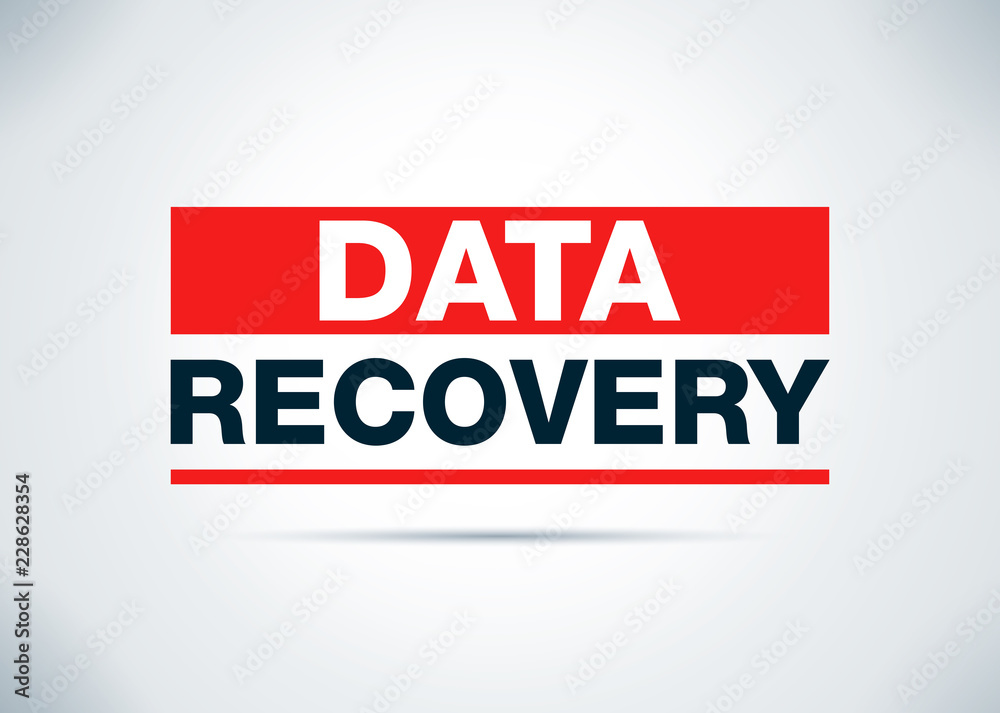 Data Recovery Abstract Flat Background Design Illustration Data Recovery Abstract Flat Background Design Illustration