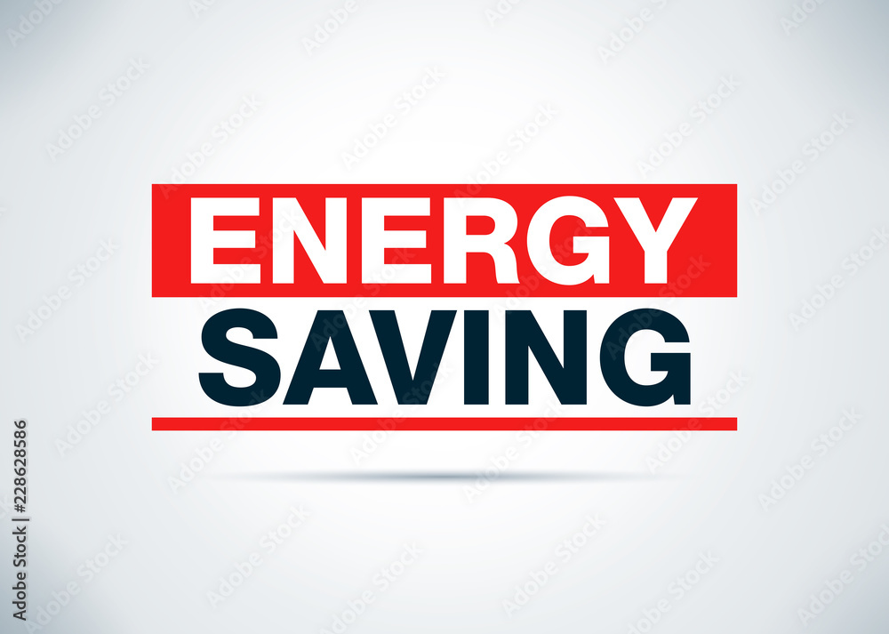Energy Saving Abstract Flat Background Design Illustration Energy Saving Abstract Flat Background Design Illustration