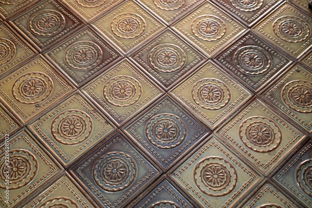 Brick clay floor