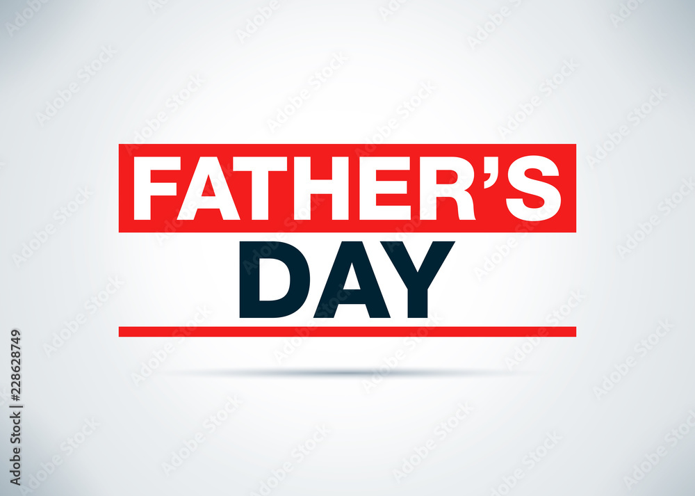 Father's Day Abstract Flat Background Design Illustration Father's Day Abstract Flat Background Design Illustration
