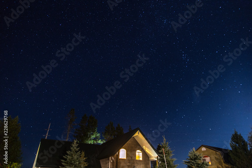 stars with house in yellowstone