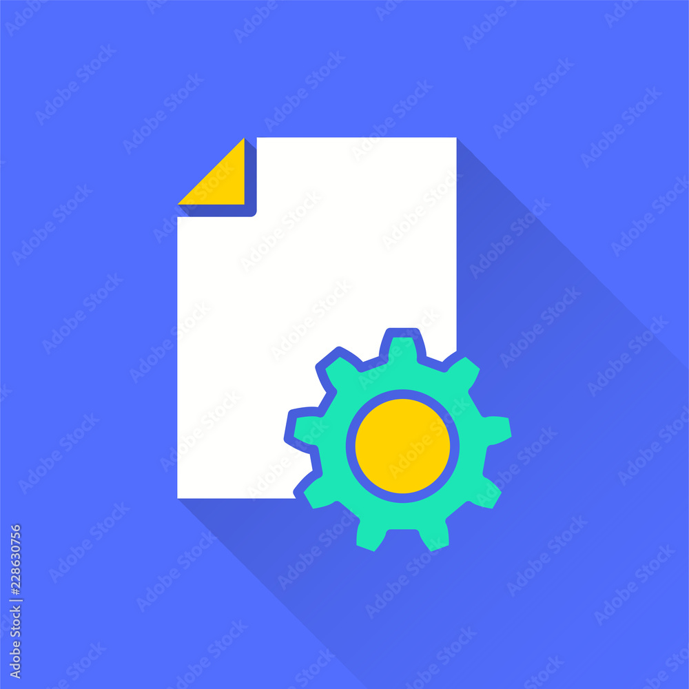 Business report - vector icon for graphic and web design. Business report - vector icon for graphic and web design.