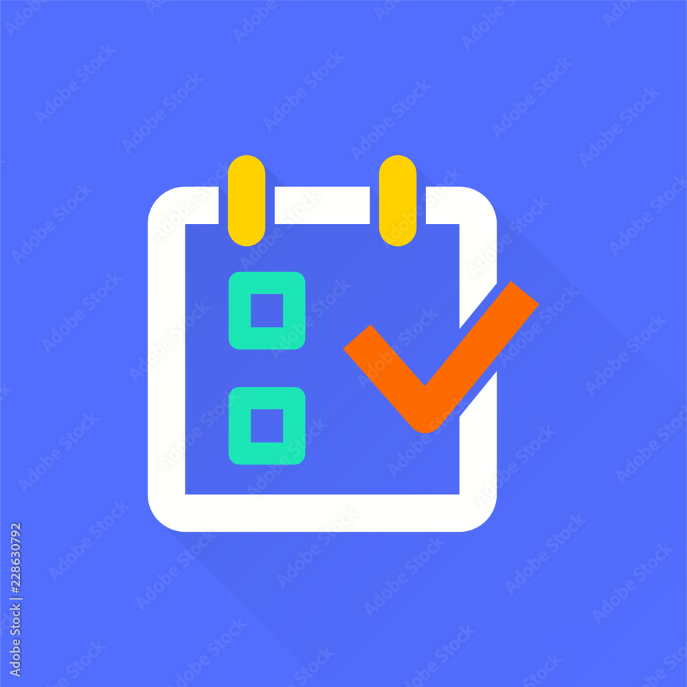 Survey - vector icon for graphic and web design. Survey - vector icon for graphic and web design.