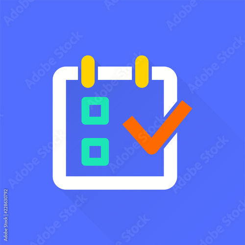 Survey - vector icon for graphic and web design.