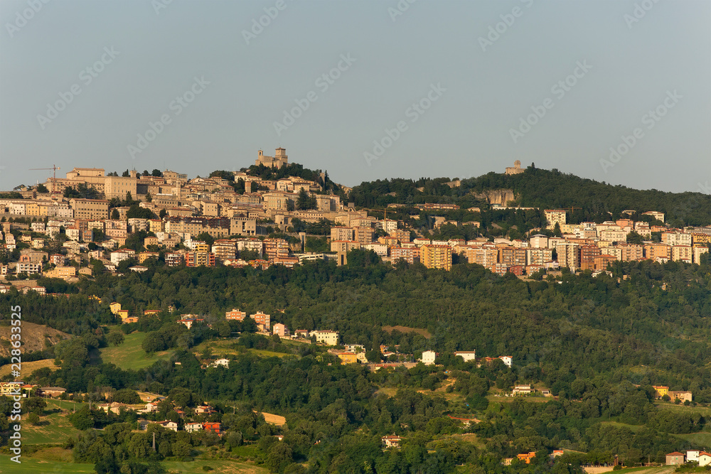 The famous Mount San - Marino