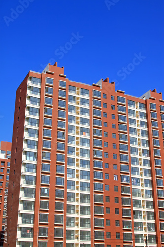 High rise building under the blue sky