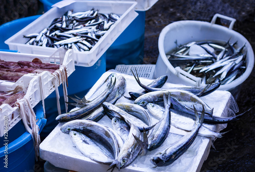 Wallpaper Mural Fresh fish and seafood for sale in the fish market of Catania, Sicily, Italy Torontodigital.ca