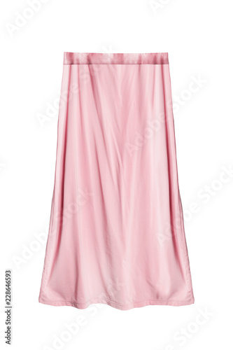 Pink skirt isolated