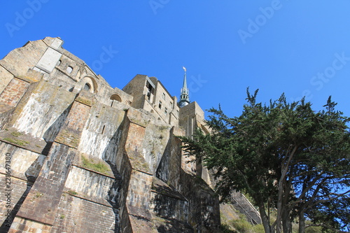 Mont Saint Michel abbey - UNESCO world heritage, Normandy, France 