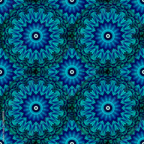 Fototapeta Naklejka Na Ścianę i Meble -  Seamless mandala pattern, for textile, ceramic tiles, wallpaper, fabric, scrapbook and gift wrapping paper. Colorful and decorative for fashion design and homeware