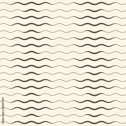 Seamless Wave Pattern. Fine Texture Design