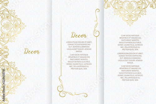 Lace decor for birthday and greeting card, wedding invitation,certificate.