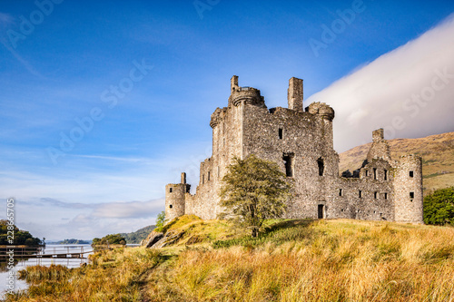 Kilchurn Castle  Loch Awe  Argyll and Bute  Scotland  UK.