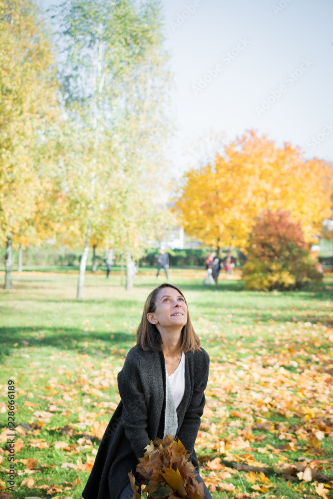 Nature, beauty, people concept - portrait of cute young woman Nature, beauty, people concept - portrait of cute young woman