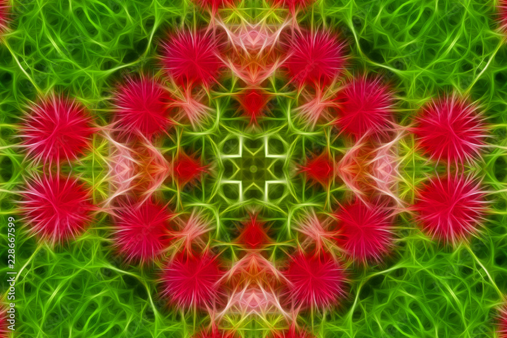 Fantastic pink abstract pattern in fractal technic
Fantastic pink abstract pattern in fractal technic