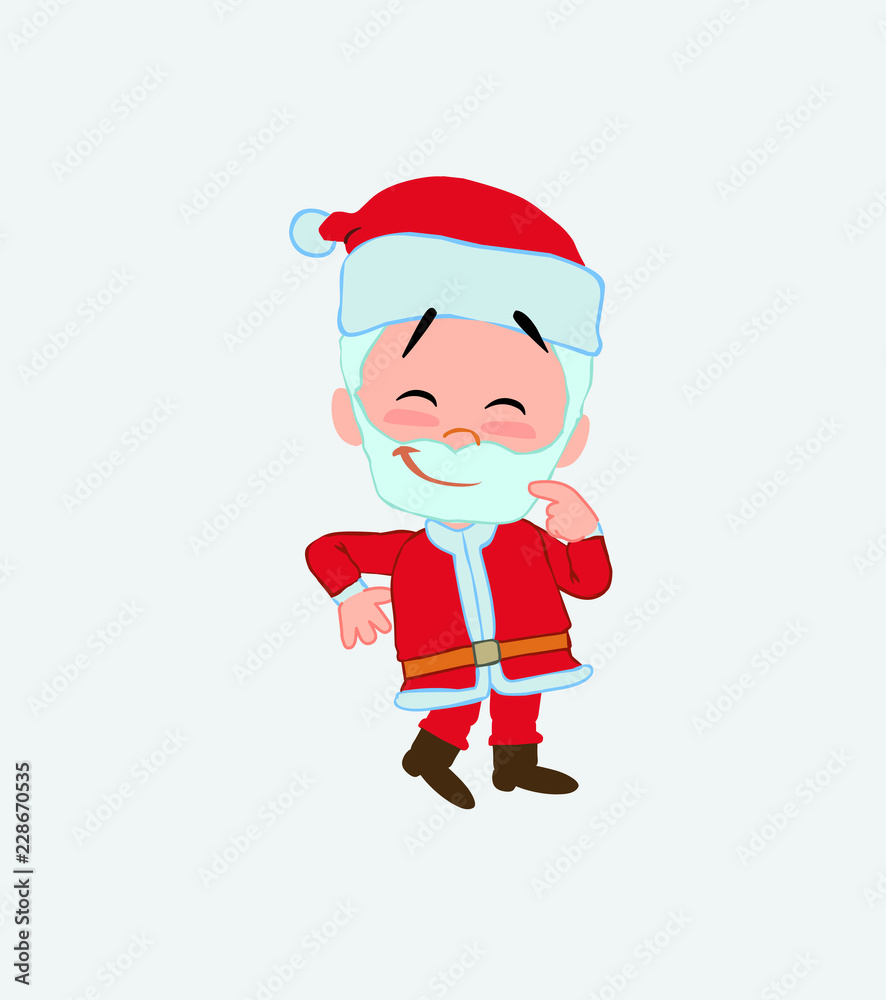 Santa Claus with funny expression. Santa Claus with funny expression.