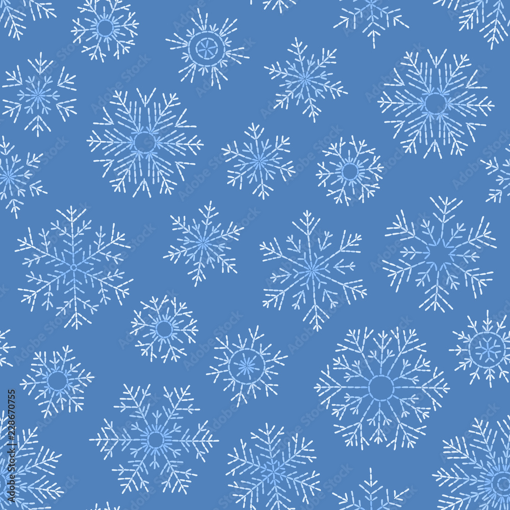 Christmas seamless doodle pattern Christmas seamless doodle pattern