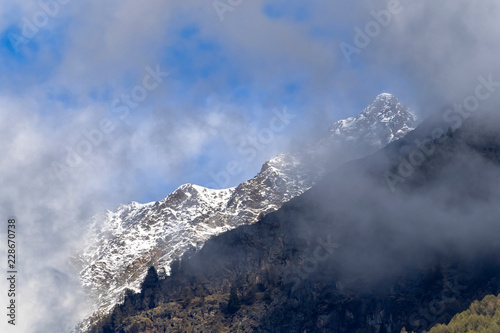 mountain snow berg schnee gipfel natur nature landscape landschaft no people day italy italien südtirol alto adige © Dirk
