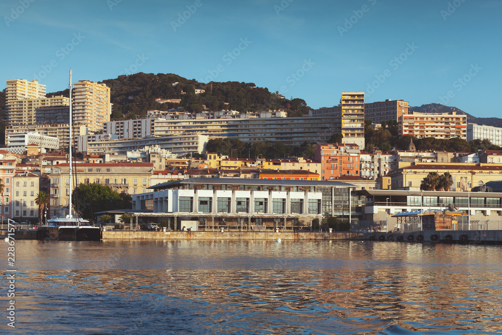 Obraz premium Main passenger terminal in Port of Ajaccio