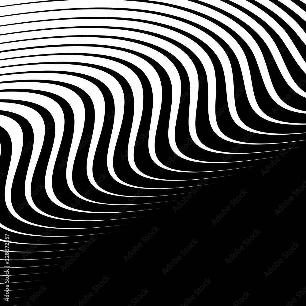 Abstract Vector Background of Waves Abstract Vector Background of Waves