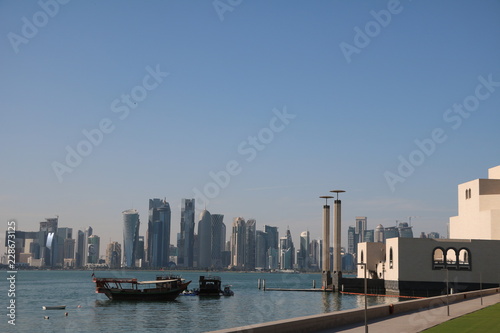 Modern City of Doha in Qatar