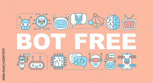 Free bot word concepts banner