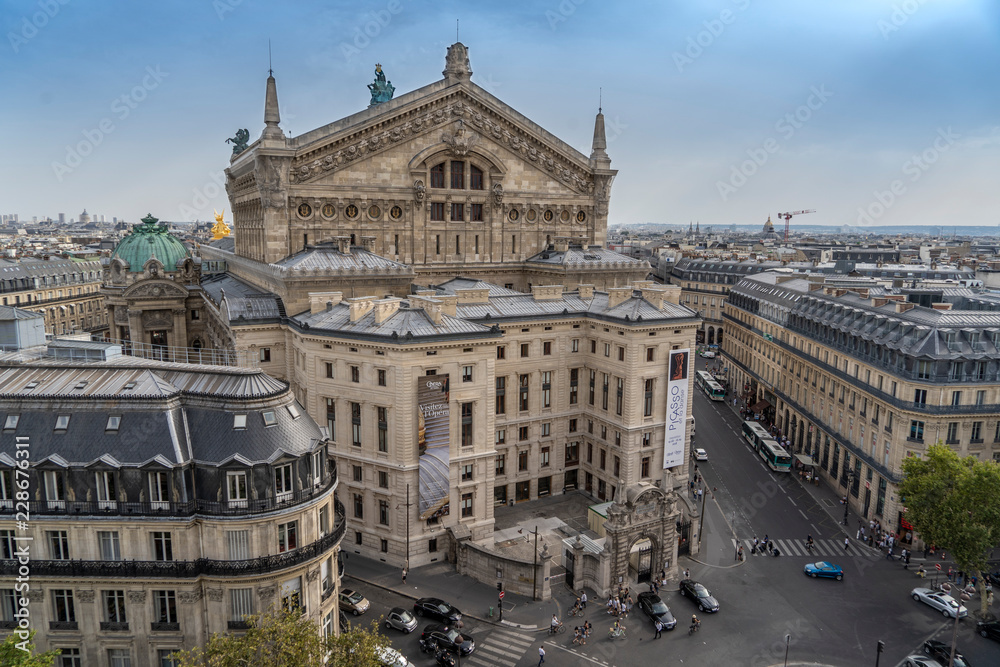 Historical buildings paris france