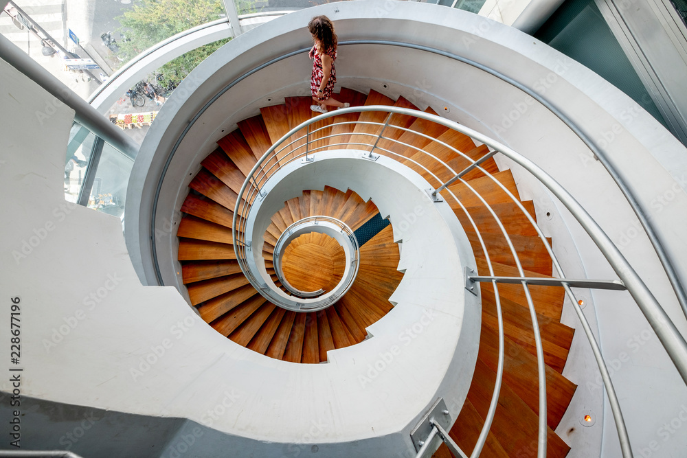 Fototapeta premium Spiral staircases paris