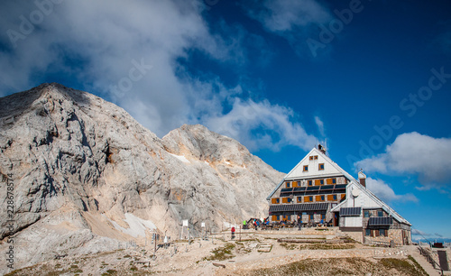 Photos mountain hut in the julian alps