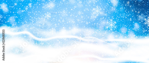 Blue bokeh background with ...