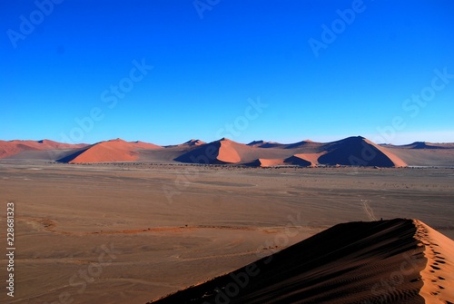 Sossusvlei nel Namib Naukluft National Park in Namibia Africa